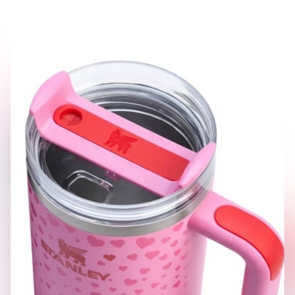 Stanley 40oz Sweet Hearts Pink Valentines Day Flowstate H20 Quencher Tumbler 🩷🩷 - Picture 5 of 7